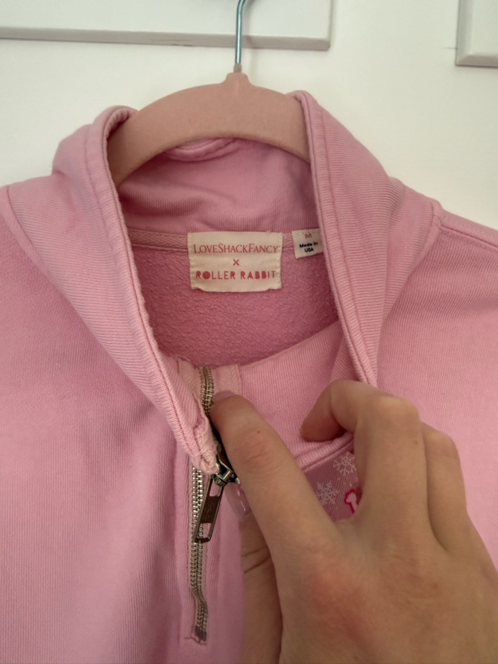 Roller Rabbit x LSF Christmas 2026 Quarter Zip - Picture 7 of 9